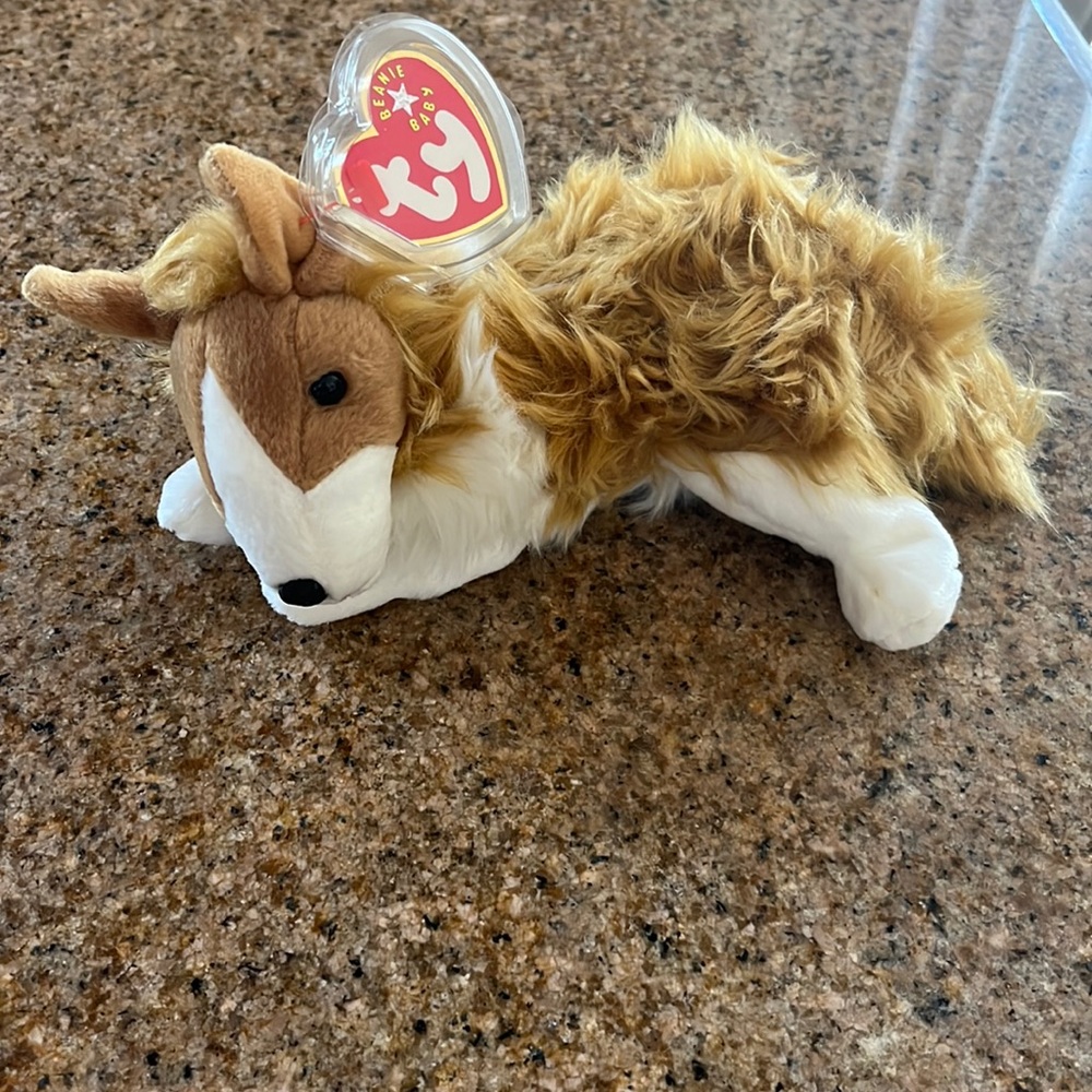 Cassie Beanie Baby Ty Plush Collie 2000